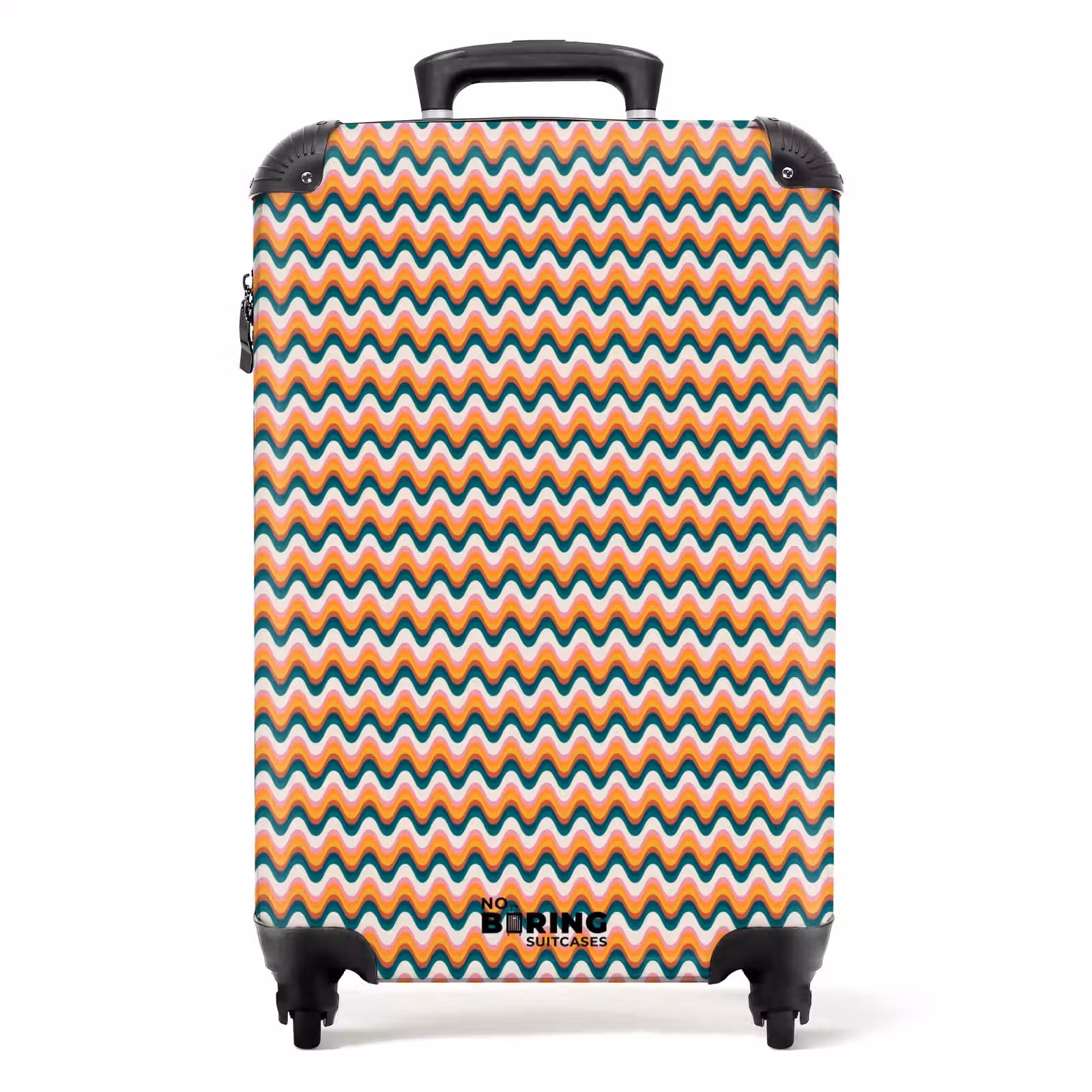 Suitcase - Retro disco wave pattern colorful — 1