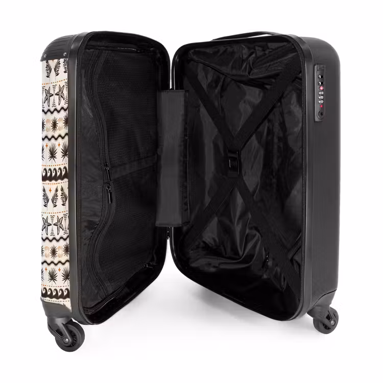 Suitcase - Beach and sea print — 4