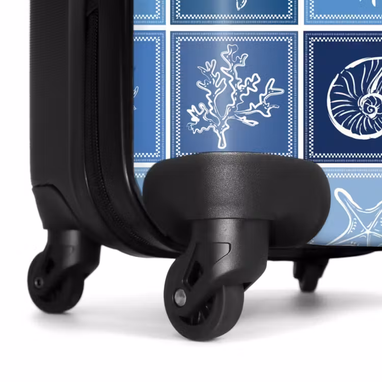 Suitcase - Blue summer print — 6