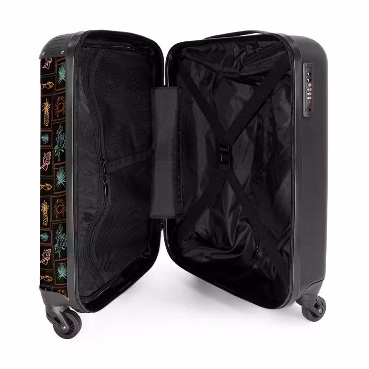 Suitcase - Dark summer vibes print — 4