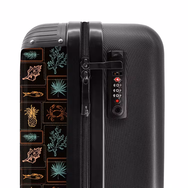 Suitcase - Dark summer vibes print — 5