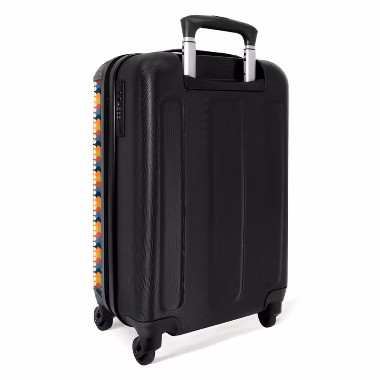 Suitcase - Retro disco 70s pattern colorful — 4