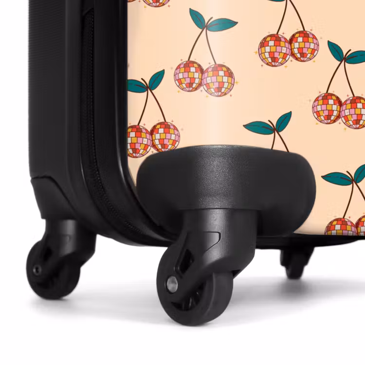 Suitcase - Retro disco cherry pattern colorful — 7