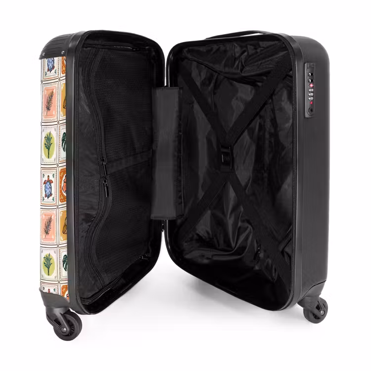Suitcase - Summer tile print — 4