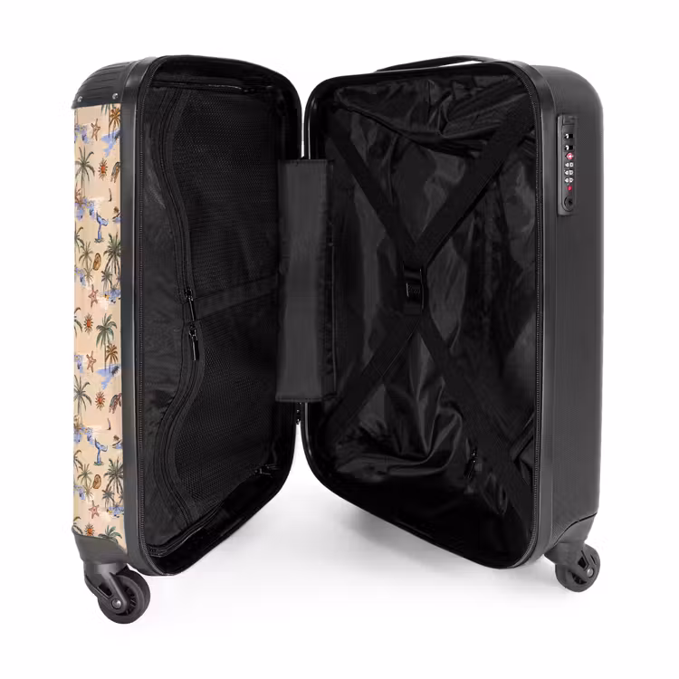 Suitcase - Vacation island print — 4