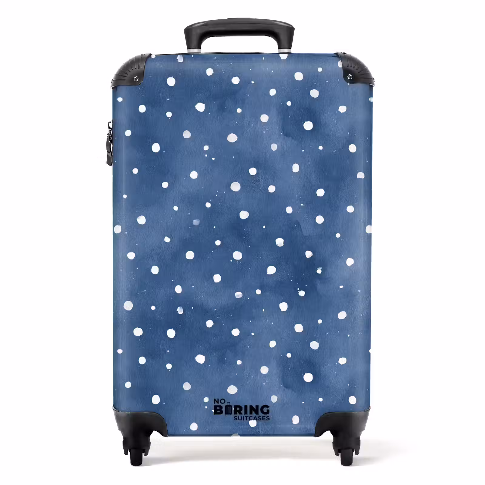Suitcase - Dots pattern blue — 1