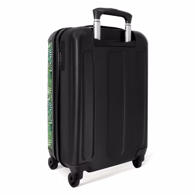 Suitcase - Palm leaves pattern colorful — 3