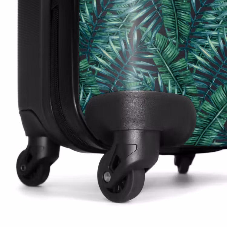 Suitcase - Palm leaves pattern green — 6