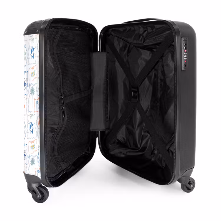 Suitcase - Bikini beach print colorful — 4