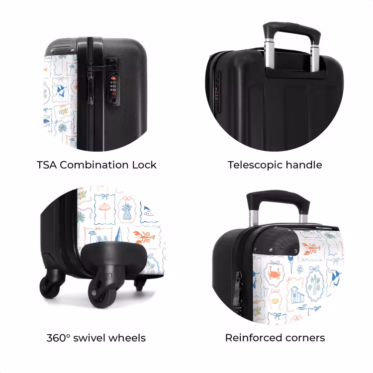 Suitcase - Bikini beach print colorful — 7