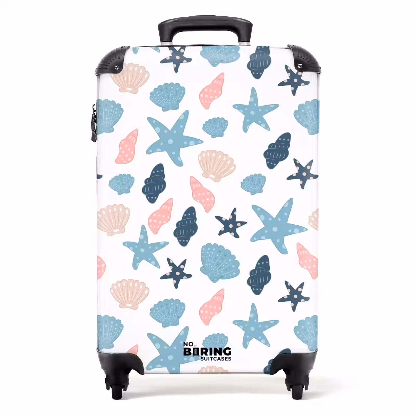 Suitcase - Shells pattern colorful — 1
