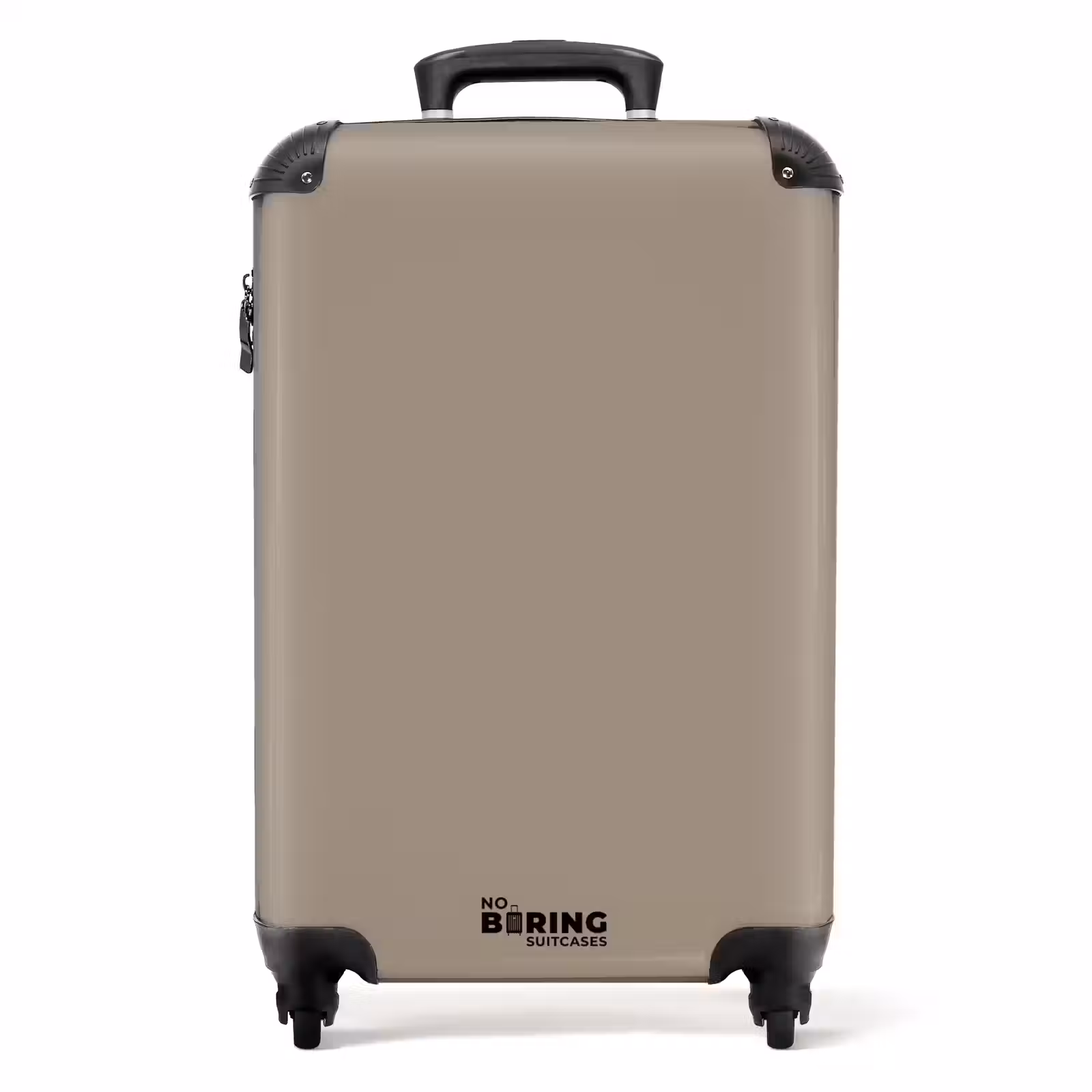 Suitcase - Taupe-like shade of brown — 1