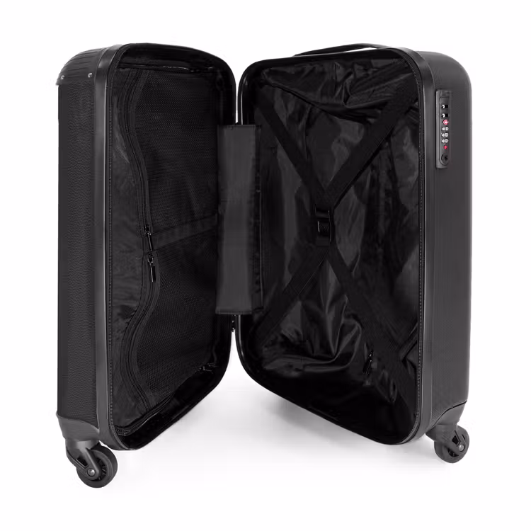 Suitcase - Zwart leer patroon — 5