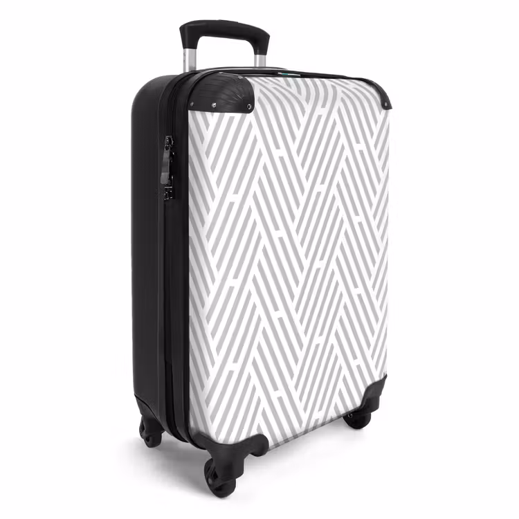 Suitcase - Graphic - Pattern - Modern - Stripes — 2