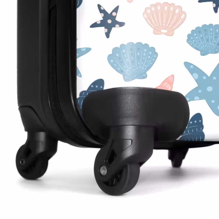 Suitcase - Shells pattern colorful — 7