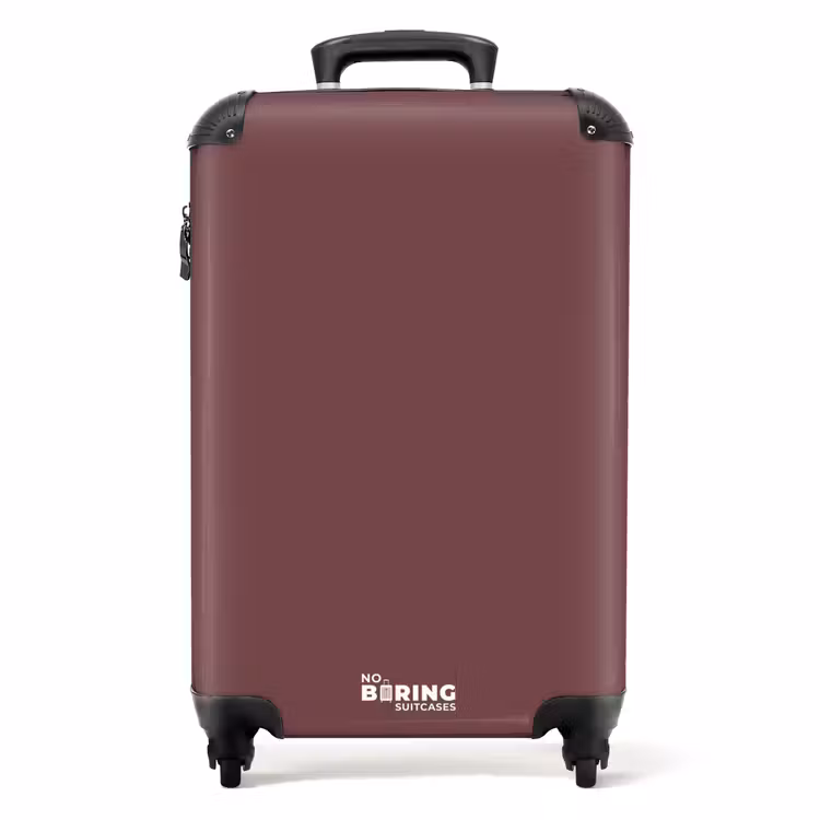 Suitcase - Deep reddish-brown hue — 1