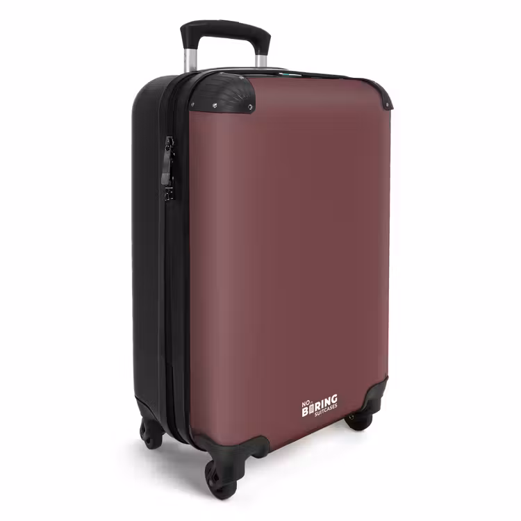 Suitcase - Deep reddish-brown hue — 2