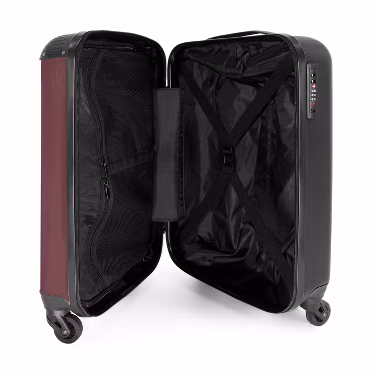 Suitcase - Deep reddish-brown hue — 4