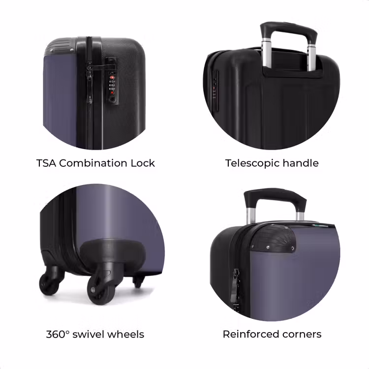Suitcase - Dark gray-purple shade — 7