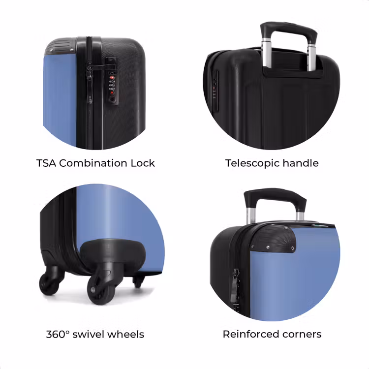 Suitcase - Blue-purple hue — 7