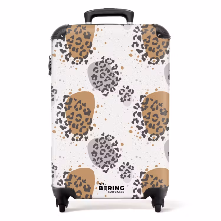 Suitcase - Animal print panther with spots — 1