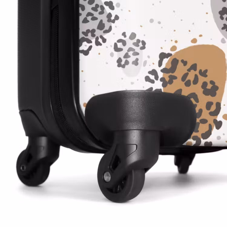 Suitcase - Animal print panther with spots — 7
