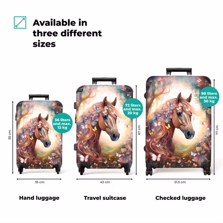 Suitcase - Butterfly mare — 3