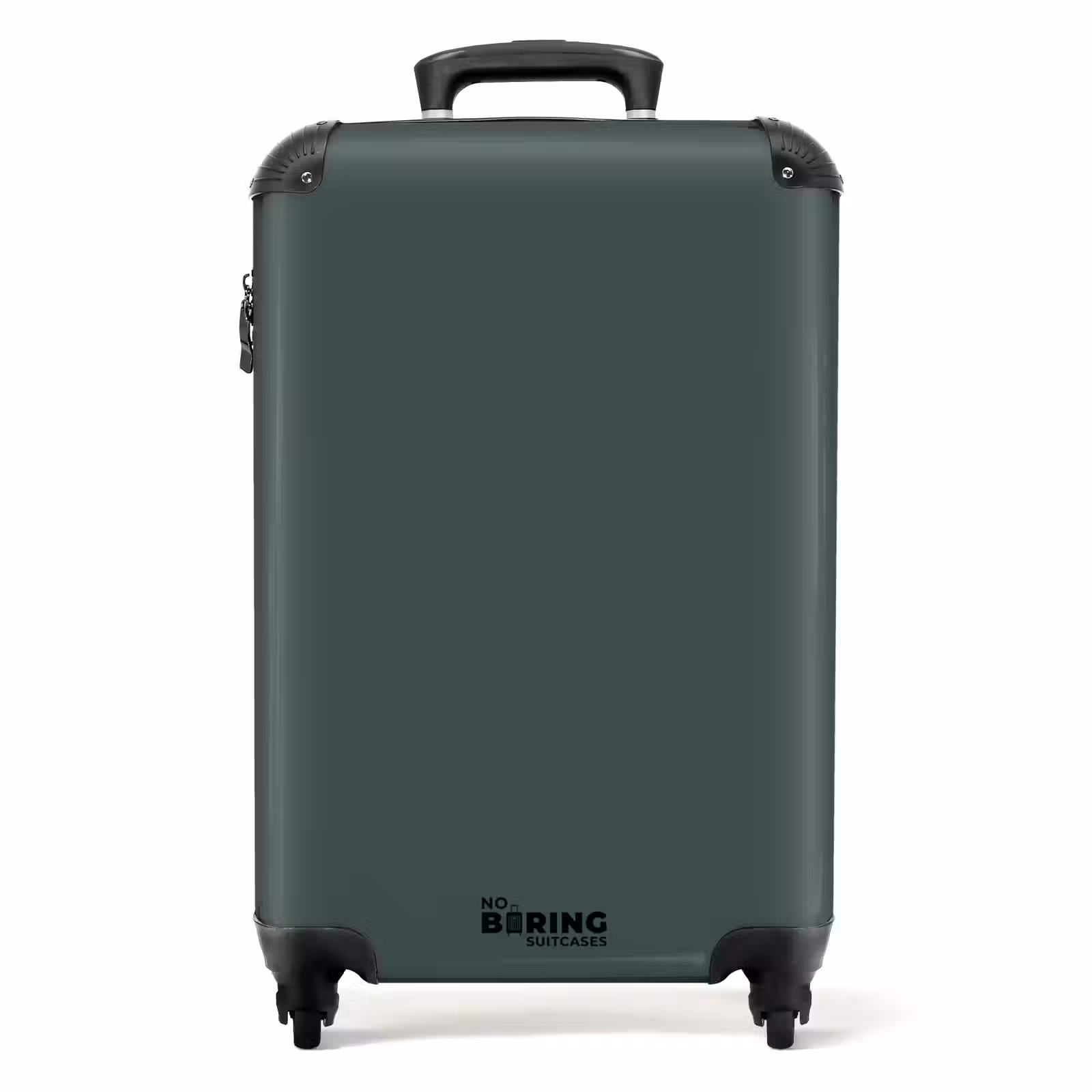 Suitcase - Deep dark green hue — 1