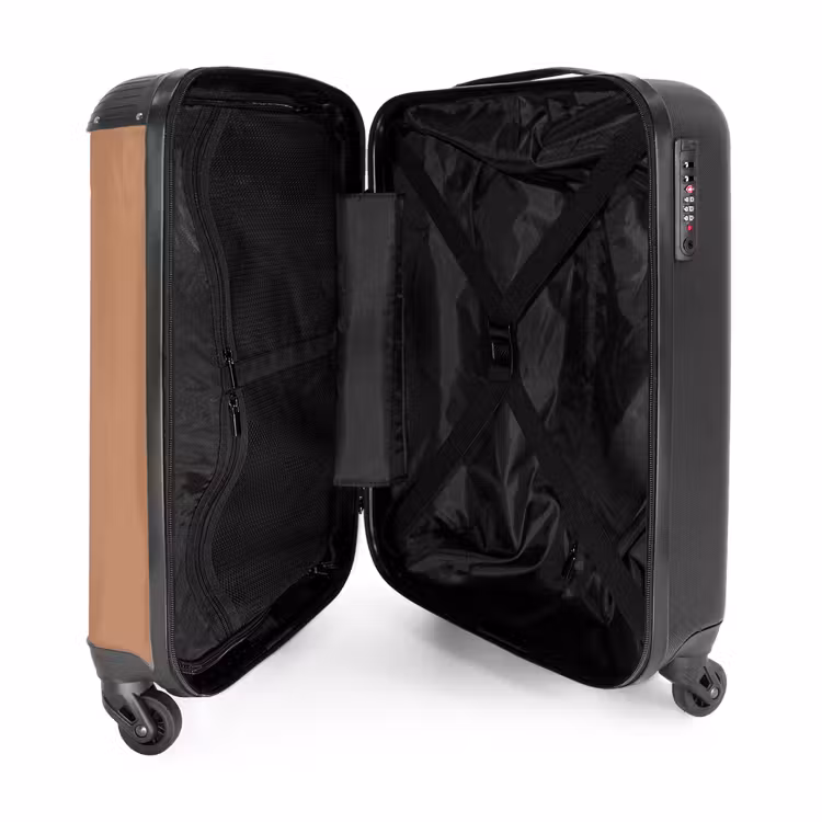 Suitcase - Warm light brown shade — 4