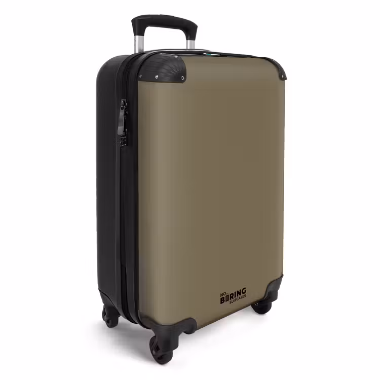 Suitcase - Olive green shade of brown — 2