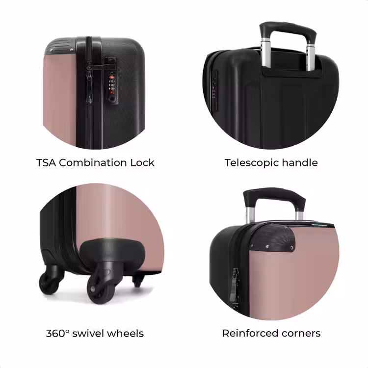 Suitcase - Pink-brown — 7