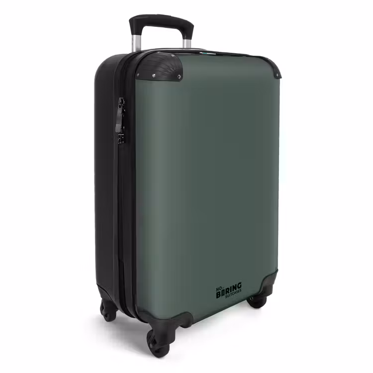 Suitcase - Deep gray-green hue — 2
