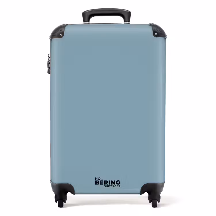 Suitcase - Soft sea blue shade — 1