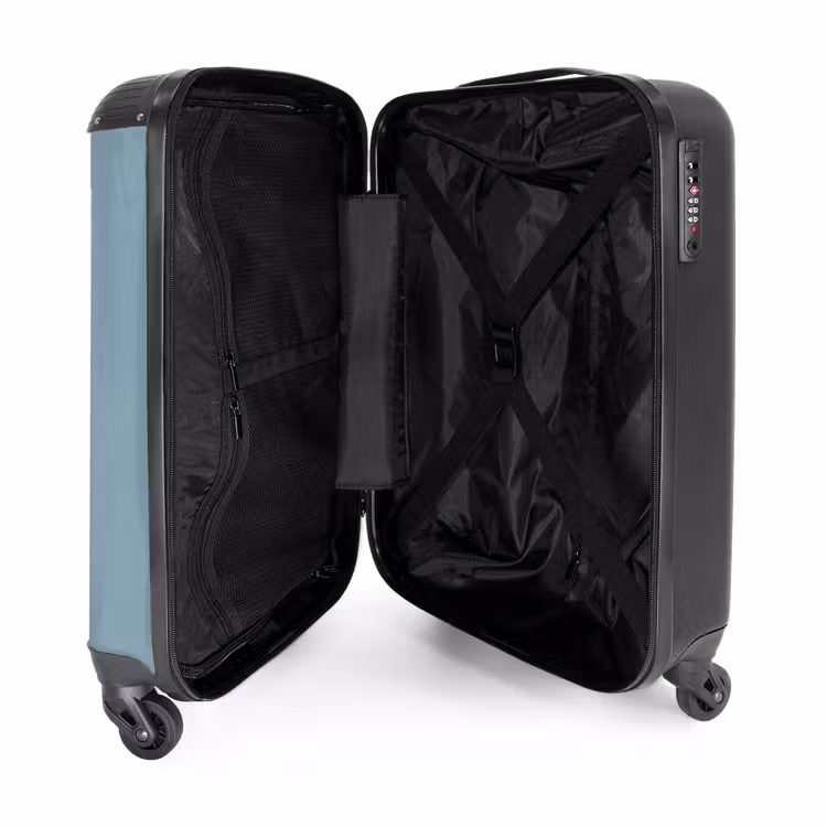 Suitcase - Soft sea blue shade — 4