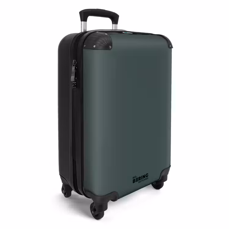 Suitcase - Deep dark green hue — 2