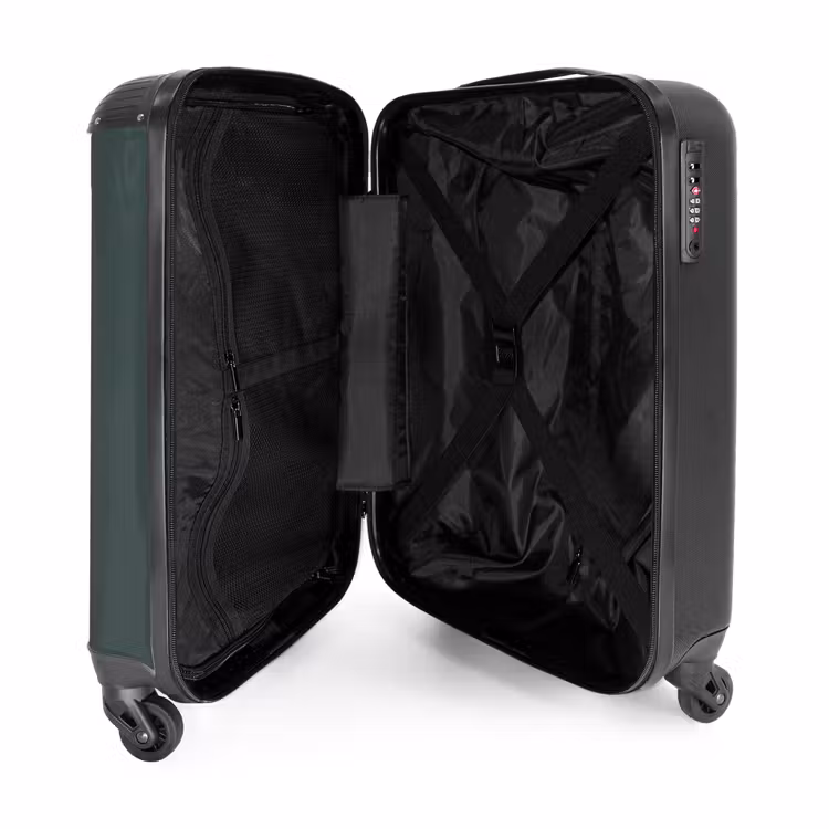 Suitcase - Deep dark green hue — 4