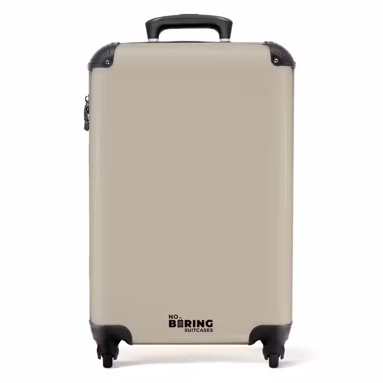 Suitcase - Graying beige shade — 1