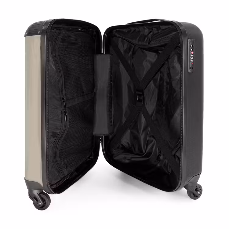 Suitcase - Graying beige shade — 4