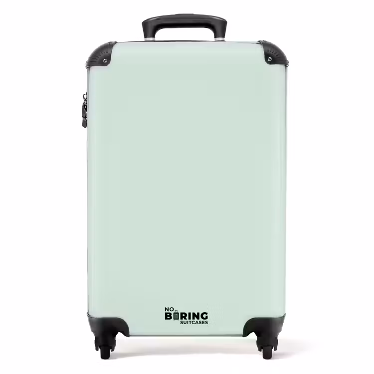 Suitcase - Light mint green shade — 1