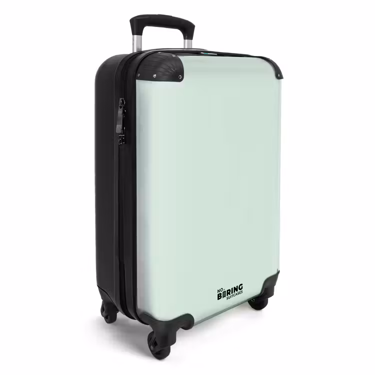 Suitcase - Light mint green shade — 2