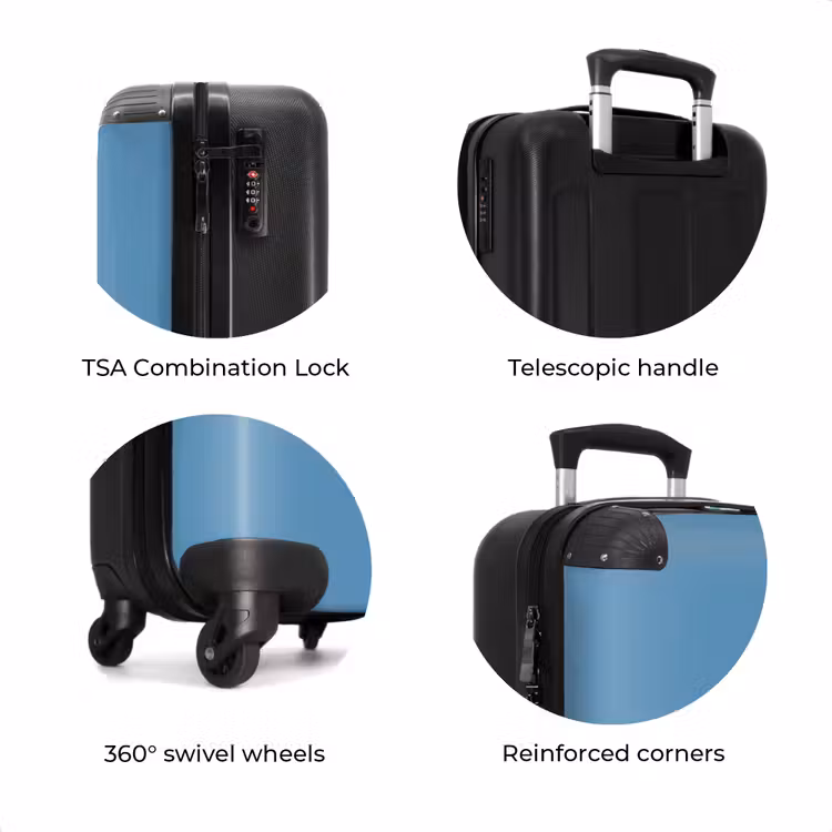 Suitcase - Ocean blue shade — 7