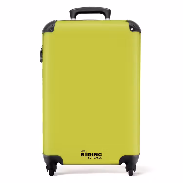 Suitcase - Fresh lime green hue — 1
