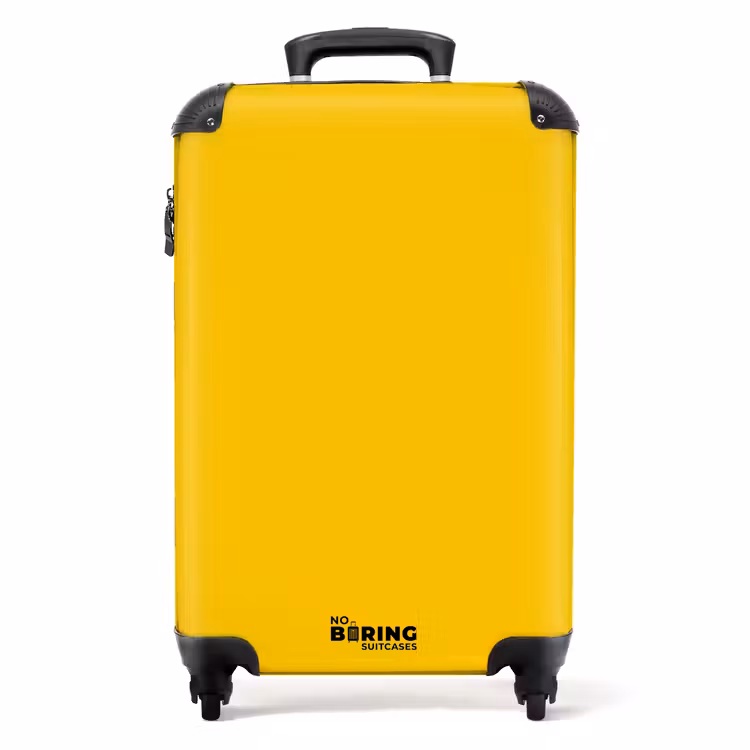 Suitcase - Golden yellow hue — 1