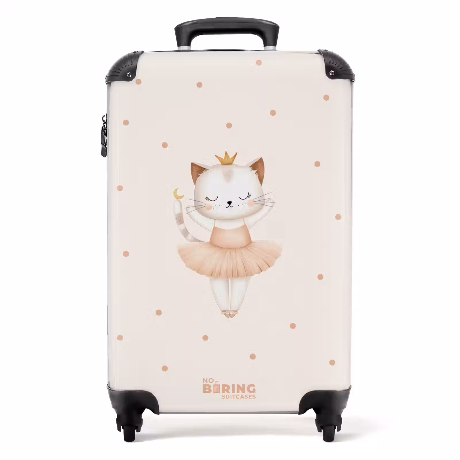 Suitcase - Ballerina kitten in beige colors — 1