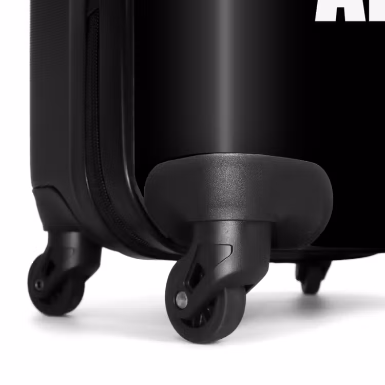 Suitcase - Black background with gray center lanes and text Good Days Ahead — 6