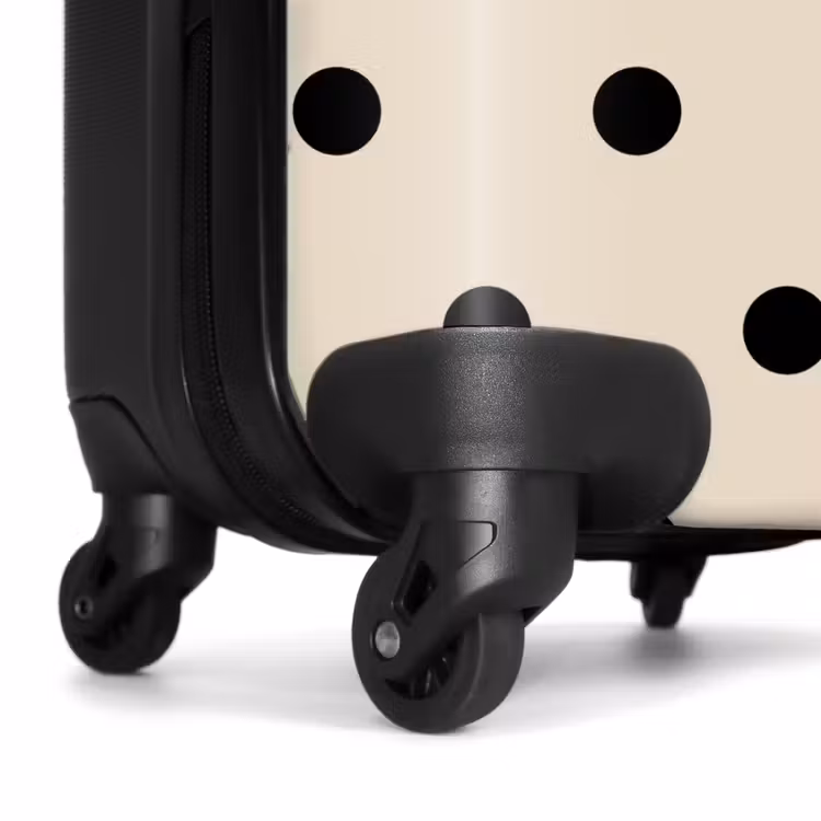 Suitcase - Beige background with black dots — 6