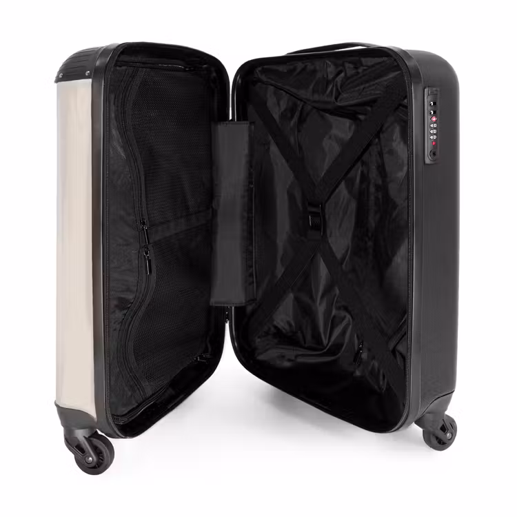 Suitcase - Beige space bear floats among stars — 4