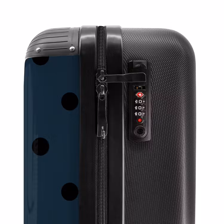 Suitcase - Blue background with black dots — 5