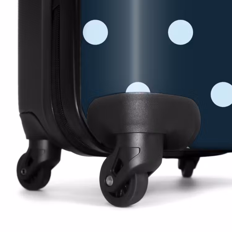 Suitcase - Blue dots pattern — 6