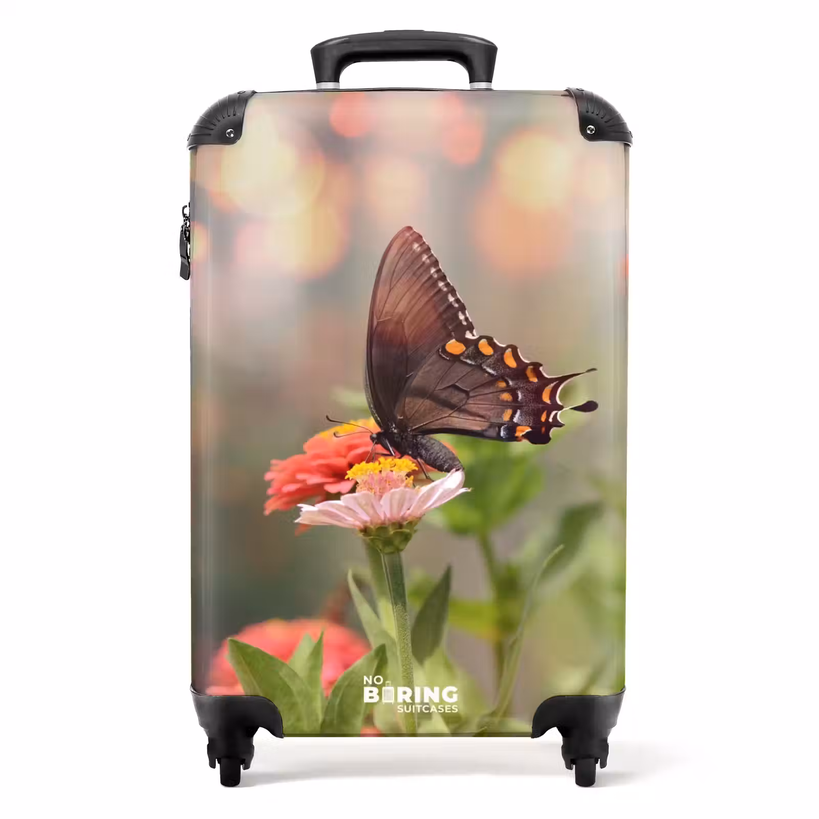 Suitcase - Butterfly on a flower — 1